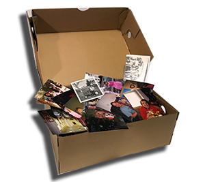 Box of loose photos