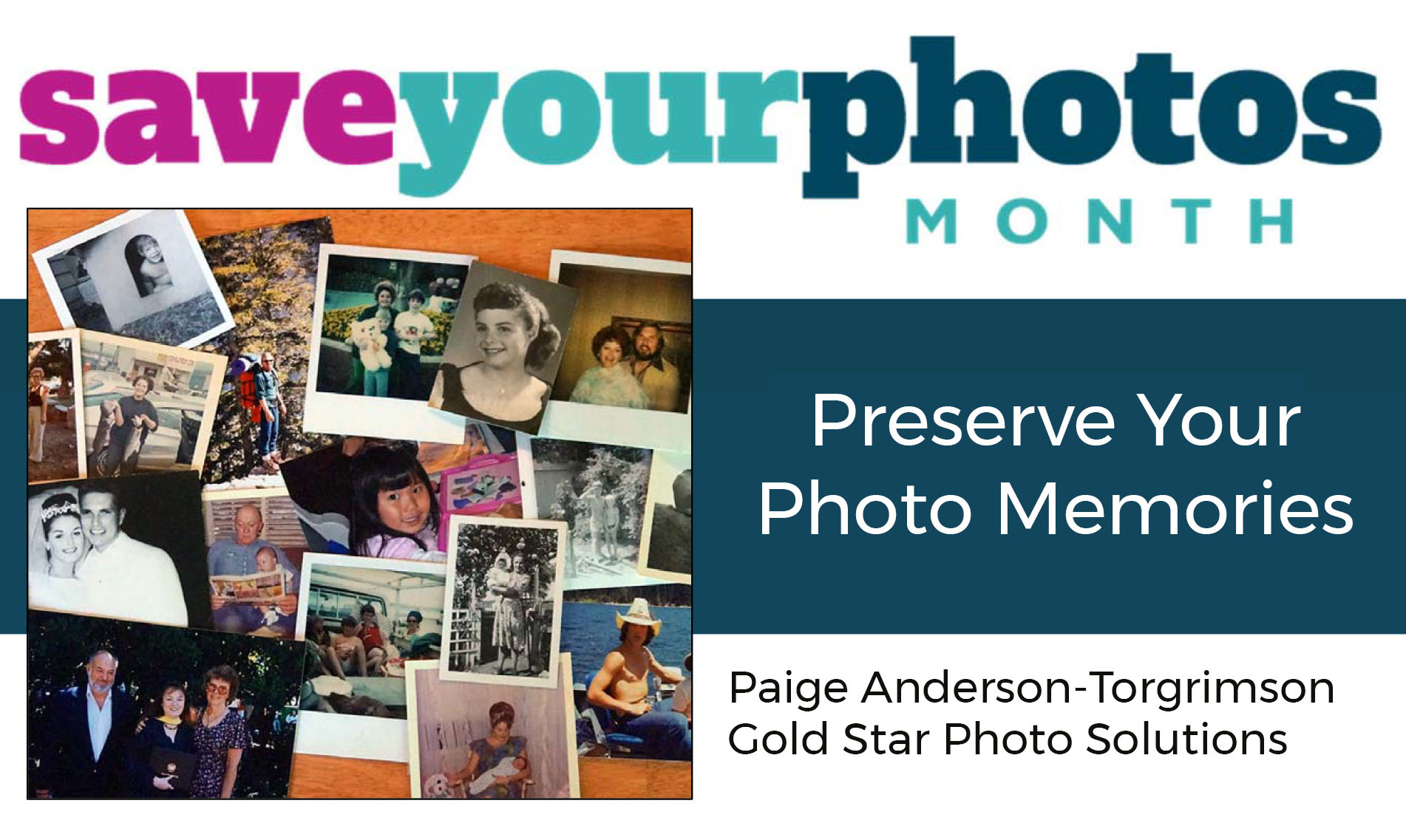 Save Your Photos Month